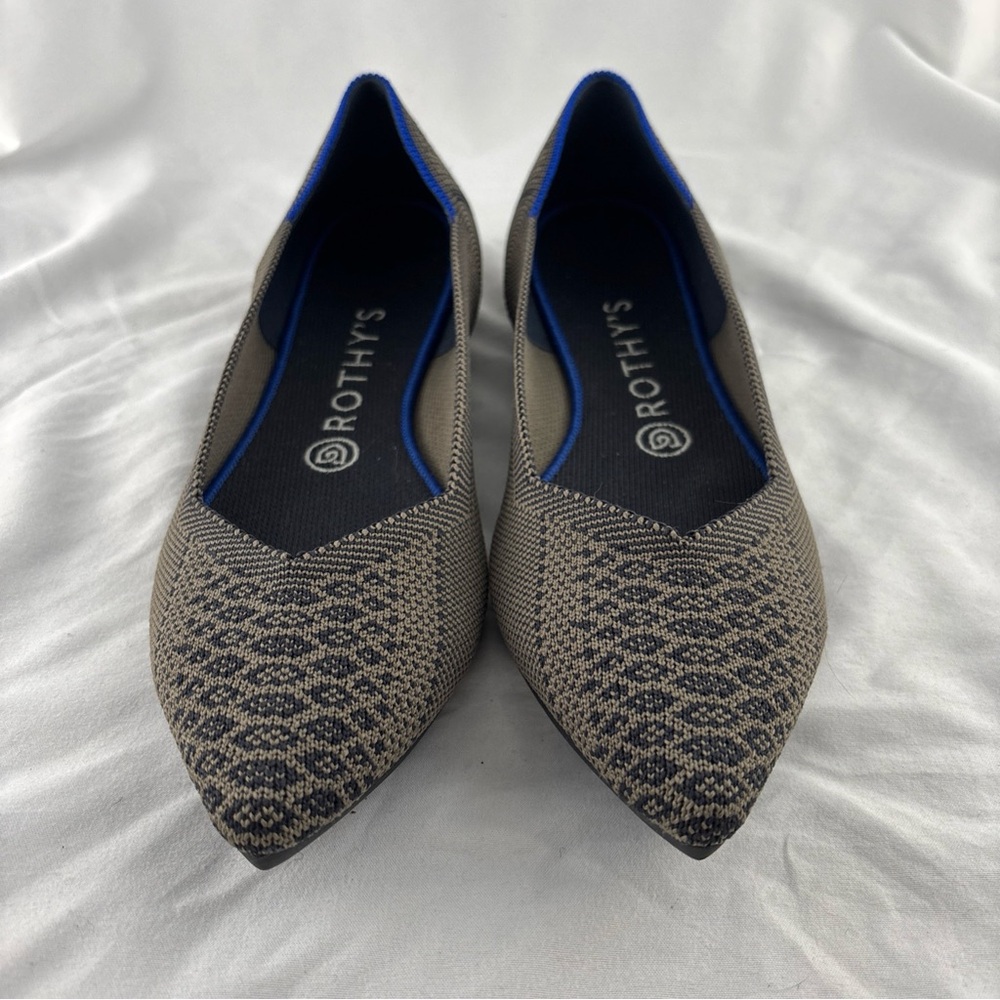 Rothy’s The Point Walnut Python Retired Print Poi… - image 2